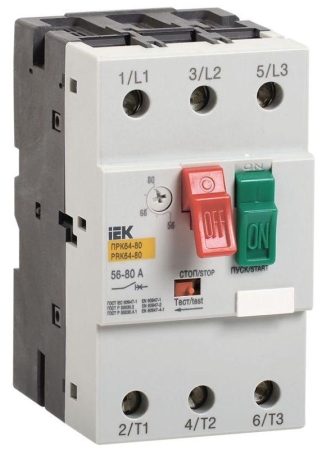 Пускатель ПРК64-40 In=40A Ir=25-40A Ue 660В KARAT IEK DMS22-40 Пускатель ПРК64-40 In=40A Ir=25-40A Ue 660В KARAT IEK DMS22-40