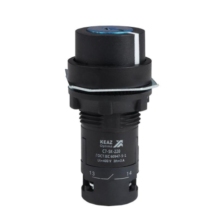 Переключатель 2 положения OptiSignal Compact D22 С7-SK-220 черн. с ключом 2НО XB7NG23 КЭАЗ 362143 Переключатель 2 положения OptiSignal Compact D22 С7-SK-220 черн. с ключом 2НО XB7NG23 КЭАЗ 362143