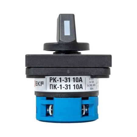 Переключатель кулачковый ПК-1-31 1П 10А "1-2" EKF pk-1-31-10