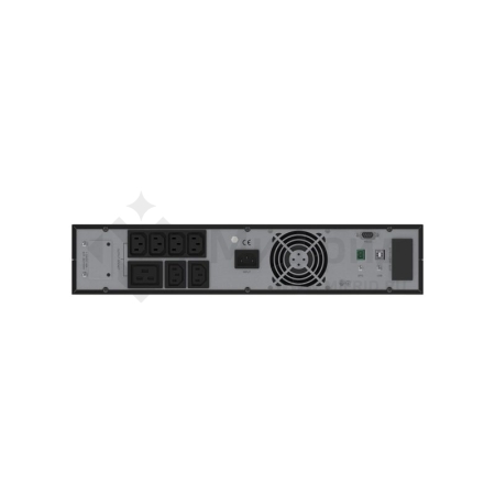 Источник бесперебойного питания Онлайн для Small Rackmount 1000 ВА/1000Вт 1/1 6xIEC C13 1хIEC C19 EPO USB RS-232 Rack 2U 2х9А.ч DKC SMALLR1A5I