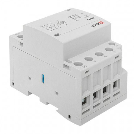 Контактор модульный КМ 25А 3NО+NC (3 мод.) EKF km-3-25-31 Контактор модульный КМ 25А 3NО+NC (3 мод.) EKF km-3-25-31