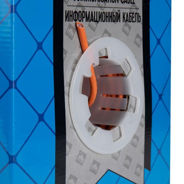Кабель витая пара U/UTP кат.6 4х2х23AWG нг(А)-HF медь оранж. (305м) (м) Rexant 01-0050 Кабель витая пара U/UTP кат.6 4х2х23AWG нг(А)-HF медь оранж. (305м) (м) Rexant 01-0050