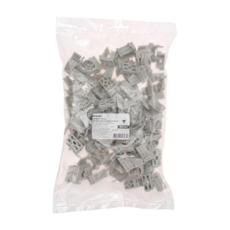 Держатель для труб (клипса) d20мм для монтажного пистолета сер. Rexant 28-0420-1