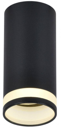 Светильник 4005 накладной потолочный под лампу GU10 черн. IEK LT-UPB0-4005-GU10-1-K02