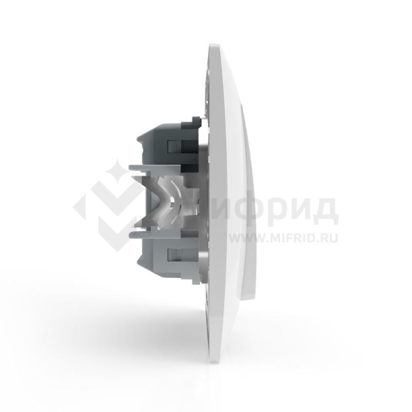 Переключатель проходной 2-кл. СП AVA 10А IP20 в сборе бел. TOKOV ELECTRIC TKL-AV-P2F-C01