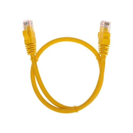 Патч-корд U/UTP CAT 6 RJ45-RJ45 26AWG LSZH желт. 0.5м Rexant 02-0295-05 Патч-корд U/UTP CAT 6 RJ45-RJ45 26AWG LSZH желт. 0.5м Rexant 02-0295-05