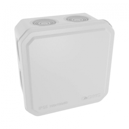 Коробка ответвительная с 8+2 каб. вводами d25/20мм IP55 100х100х50мм (розница) DKC 53800R