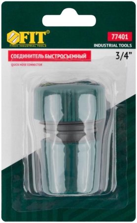 Соединитель пластиковый 3/4дюйм FIT 77401