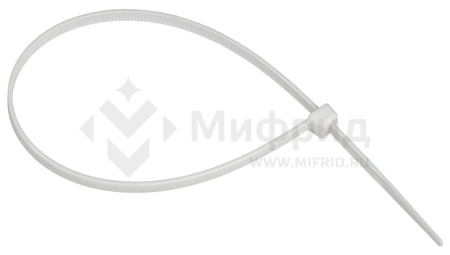 Хомут 4.8х300мм P6.6 самозатухающий бел. (уп.100шт) IEK UHH90-D048-300-100-K01