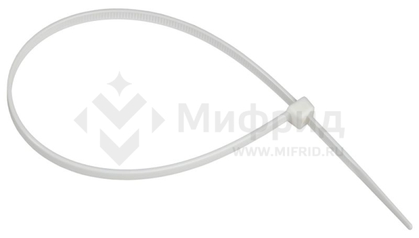 Хомут 4.8х300мм P6.6 самозатухающий бел. (уп.100шт) IEK UHH90-D048-300-100-K01