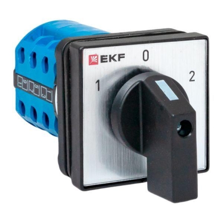 Переключатель кулачковый ПК-1-23 3п 10А "1-0-2" IP65 EKF pk-1-23-10-65 Переключатель кулачковый ПК-1-23 3п 10А "1-0-2" IP65 EKF pk-1-23-10-65