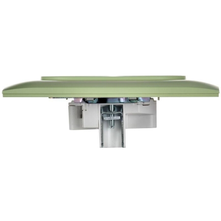 Розетка 2-м SKANDY 10А без заземл. без защ. шторок в сборе SK-R10G мятный IEK SK-R20-10-K06-F