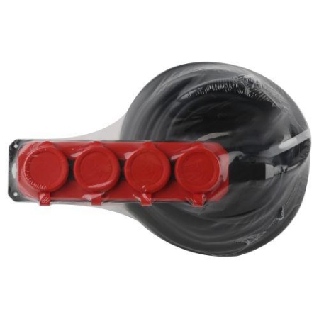 Удлинитель 4х20м с заземл. IP44 КГ 3х1.5 каучук UK-4e-3x1.5-20m-IP44(KG) Эра Б0057587