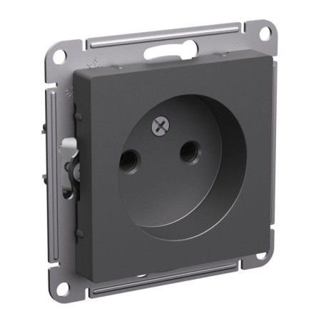 Розетка AtlasDesign 16А без заземл. без шторок механизм базальт SE ATN001441 Розетка AtlasDesign 16А без заземл. без шторок механизм базальт SE ATN001441