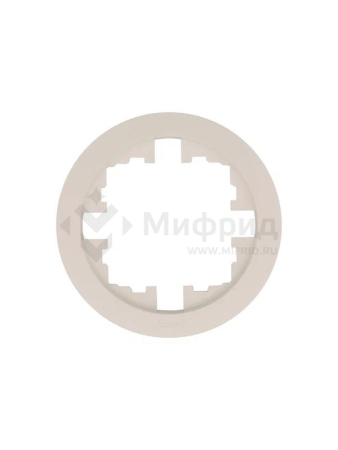 Рамка 1-м OSEN горизонт. круглая сл. кость LEZARD 744-9000-146