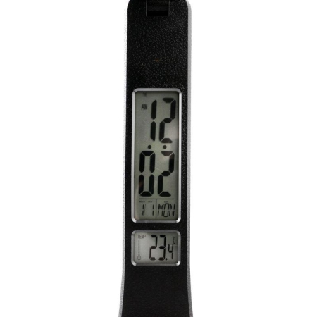 Светильник светодиодный настольный UF-821 C02 7Вт дисплей смена цвет. темп кожа черн. Ultraflash 15179