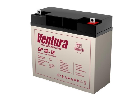 Аккумулятор 12В 18А.ч GP 12-18 Ventura Аккумулятор 12В 18А.ч GP 12-18 Ventura