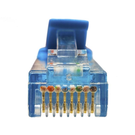 Патч-корд UTP 5e 4х2 26AWG (7х0.16мм) Cu LSZH 5м син. SUPRLAN 10-0150 Патч-корд UTP 5e 4х2 26AWG (7х0.16мм) Cu LSZH 5м син. SUPRLAN 10-0150