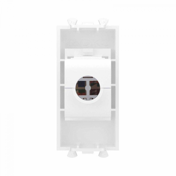 Розетка компьютерная 1мод. Avanti "Белое облако" RJ45 кат.6 без шторок модульная механизм DKC 4400691 Розетка компьютерная 1мод. Avanti "Белое облако" RJ45 кат.6 без шторок модульная механизм DKC 4400691