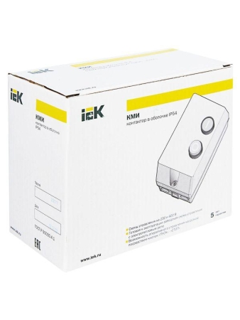 Контактор КМИ-11860 18А 380В/АС3 IP54 KARAT IEK KKM16-018-380-00
