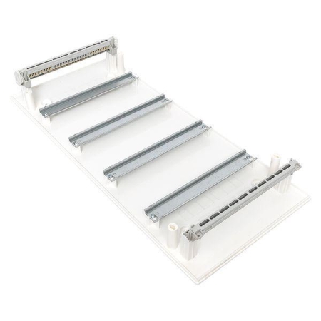 Щит распределительный навесной Unix 4х12мод. IP41 бел. дверь PROxima EKF ux-4x12-nw