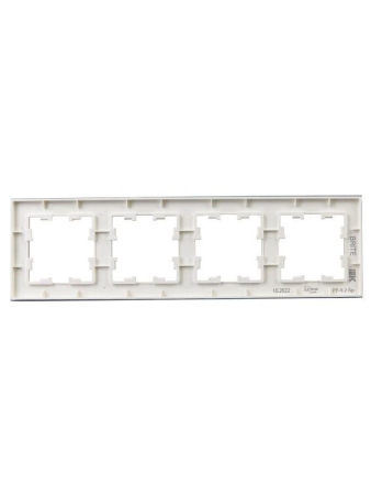Рамка 4-м BRITE РУ-4-2-Бр стекло бел. матов. IEK BR-M42-G-31-K01
