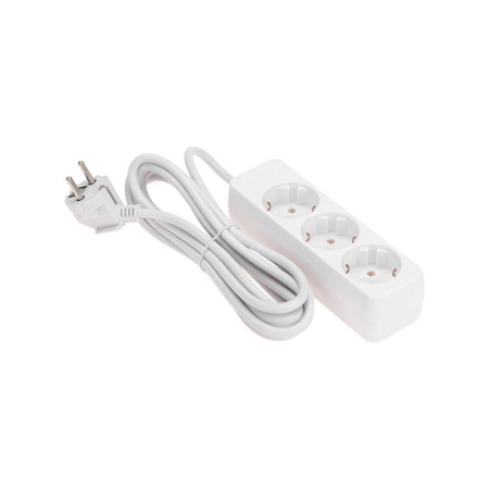 Удлинитель 3х3м с заземл. 3х0.75 бел. PROCONNECT 13-4209 Удлинитель 3х3м с заземл. 3х0.75 бел. PROCONNECT 13-4209