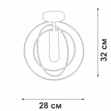 Люстра 1xE27 макс. 40Вт Vitaluce V3794-0/1PL Люстра 1xE27 макс. 40Вт Vitaluce V3794-0/1PL