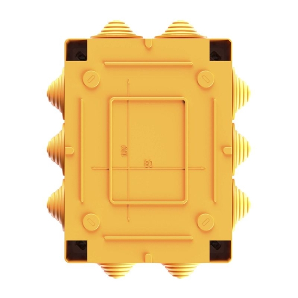 Коробка ответвительная FS 150х110х70мм IP55 4п 450В 32А 10кв.мм с кабельными вводами и клеммниками нерж. контакт пластик. DKC FSK21410