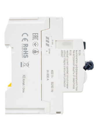 Выключатель дифференциального тока (УЗО) 4п 63А 300мА тип AC ВДТ R10N ARMAT IEK AR-R10N-4-063C300 Выключатель дифференциального тока (УЗО) 4п 63А 300мА тип AC ВДТ R10N ARMAT IEK AR-R10N-4-063C300