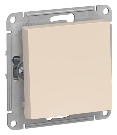 Выключатель 1-кл. AtlasDesign 2-п. 10А мех. беж. SE ATN000221