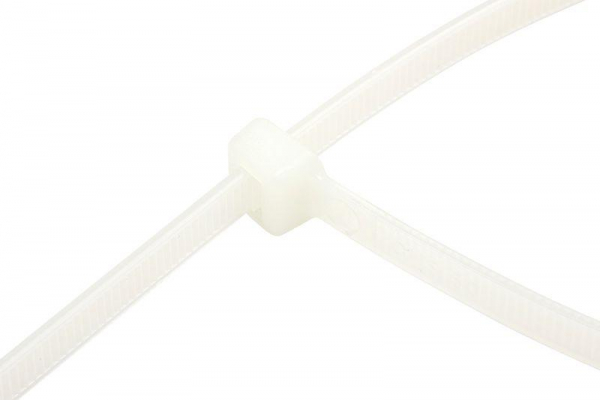 Хомут кабельный 4.8х200 нейл. (уп.100шт) бел. Rexant 07-0200-5