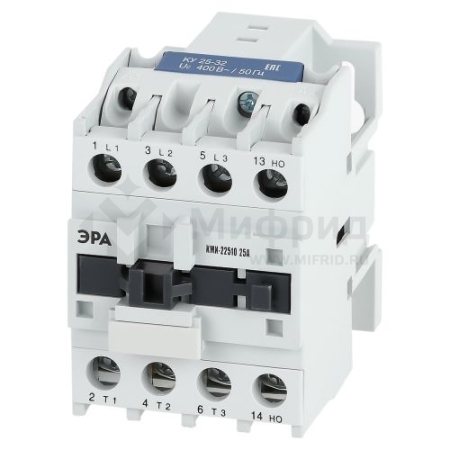 Контактор КМИ-22510 25А 400В/АС3 1НО KKM21-025-400-10-E PRO Эра Б0050439