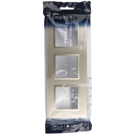 Рамка 3-м Elegance 14-5013-04 Classic шампань Эра Б0060584