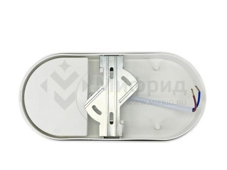 Светильник светодиодный WP 15 C 12W OP 840 W10L22 WH MDM 220х106х60мм 12Вт 4000К IP54 ЖКХ овал. пылевлагозащ. с датчиком движ. бел. Русский Свет 15071524500