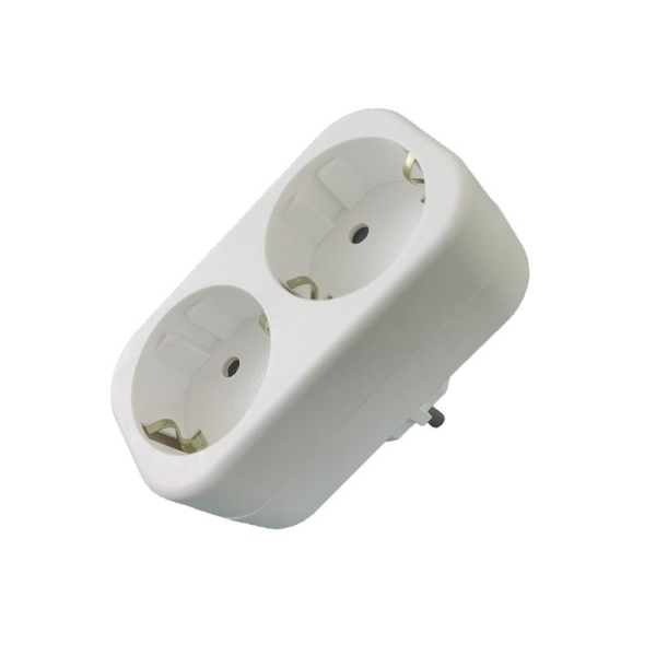 Разветвитель 2-м с заземл. 16А 250В IP20 полипропилен бел. TOKOV ELECTRIC TKL-S2Z-C01 Разветвитель 2-м с заземл. 16А 250В IP20 полипропилен бел. TOKOV ELECTRIC TKL-S2Z-C01