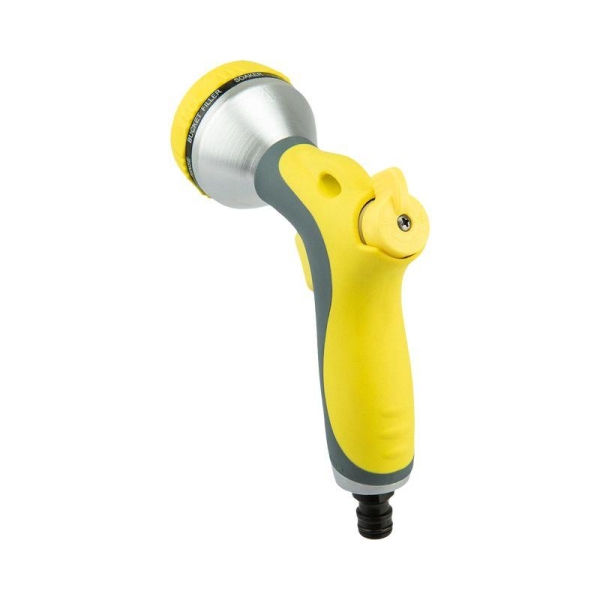 Пистолет-распылитель многофункциональный с прорезиненной ручкой и курком 7 режимов ЧЕТЫРЕ СЕЗОНА 62-0286