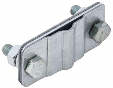 Зажим соединительный паралл. полоса/пруток-полоса оцинк. сталь IEK ZCC24-11-1-16-40 Зажим соединительный паралл. полоса/пруток-полоса оцинк. сталь IEK ZCC24-11-1-16-40