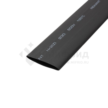 Трубка термоусадочная ТУТ нг 30.0/15.0 черн. 1м Rexant 23-0006