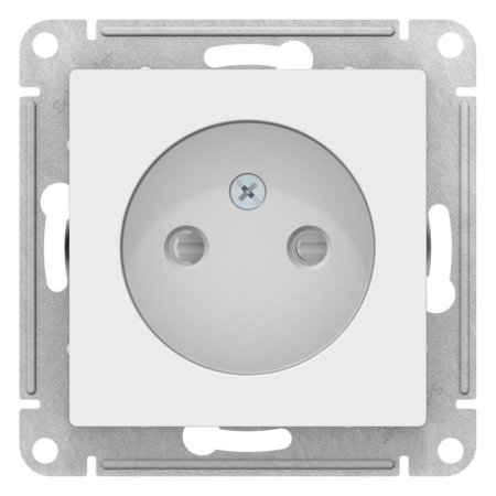 Розетка AtlasDesign 16А без заземл. защ. шторки механизм лотос SE ATN001349 Розетка AtlasDesign 16А без заземл. защ. шторки механизм лотос SE ATN001349