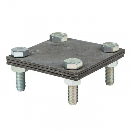 Зажим полоса 40 - полоса 40 (3 пластины 70х70мм) HZ PROxima EKF lp-g3105 Зажим полоса 40 - полоса 40 (3 пластины 70х70мм) HZ PROxima EKF lp-g3105