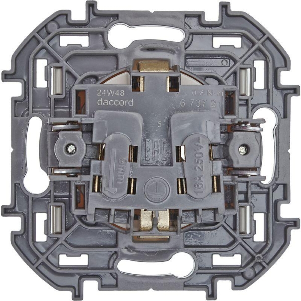 Розетка 1-м СП Inspiria 16А IP20 250В 2P+E немецк. стандарт механизм сл. кость IEK 673721 Розетка 1-м СП Inspiria 16А IP20 250В 2P+E немецк. стандарт механизм сл. кость IEK 673721