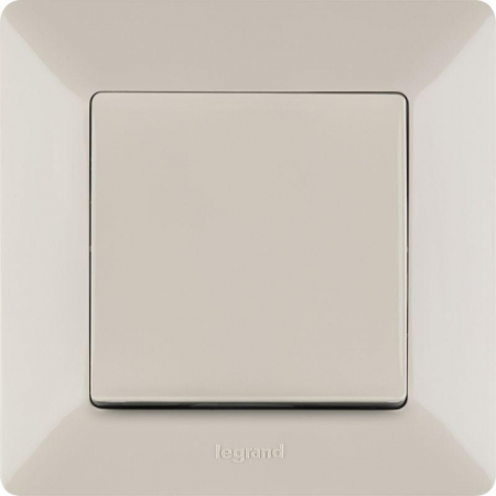 Выключатель 1-кл. СП Valena Life 10А IP20 250В 10AX с лицев. панелью безвинтов. зажимы механизм сл. кость Leg 752501