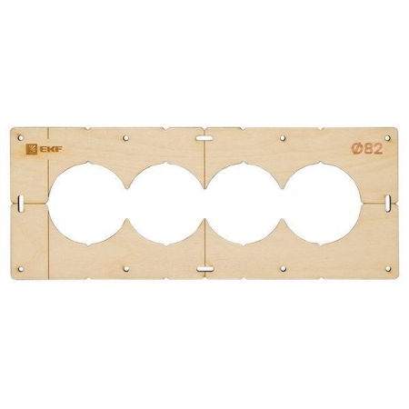 Комплект шаблонов для подрозетников d82мм Expert EKF sh-d82-k