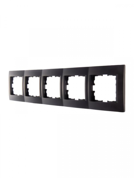 Рамка 5-м Karina горизонт. черн. бархат LEZARD 707-4200-150 Рамка 5-м Karina горизонт. черн. бархат LEZARD 707-4200-150