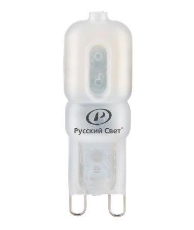 Лампа светодиодная RS C G9 2W 220-240V 2700К 2Вт 200лм Ra 90 capsule Русский Свет 15010845084 Лампа светодиодная RS C G9 2W 220-240V 2700К 2Вт 200лм Ra 90 capsule Русский Свет 15010845084