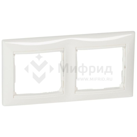 Рамка 2-м СП Valena IP20 горизонт. бел. (DIY-упак.) IEK 694241