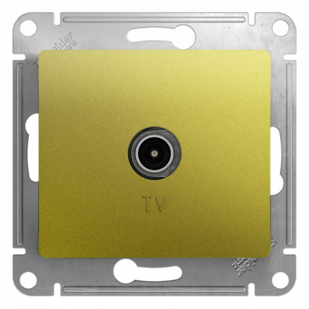 Розетка телевизионная TV Glossa коннектор механизм фисташк. SE GSL001093 Розетка телевизионная TV Glossa коннектор механизм фисташк. SE GSL001093