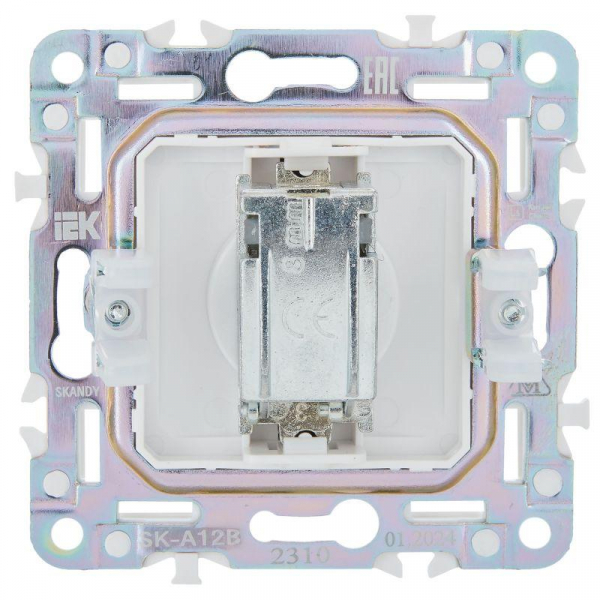 Розетка TV оконечная SKANDY SK-A12B беж. IEK SK-A10-O-K10