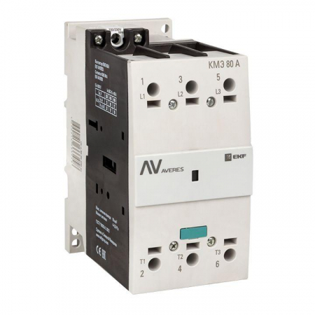 Контактор КМЭ 80А 400В АС AVERES EKF ctr-s-80-00-400-av Контактор КМЭ 80А 400В АС AVERES EKF ctr-s-80-00-400-av